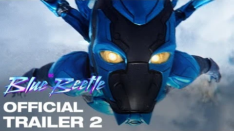 Blue Beetle trailer artwork